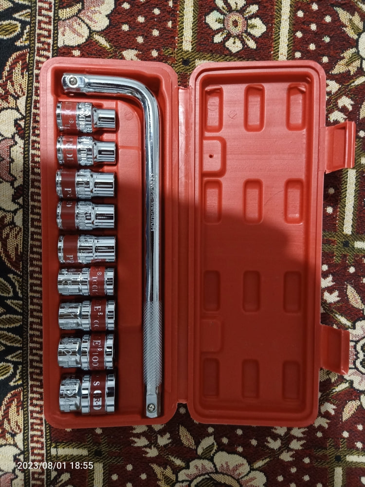 10 pcs L Type Spanner Box Socket Set