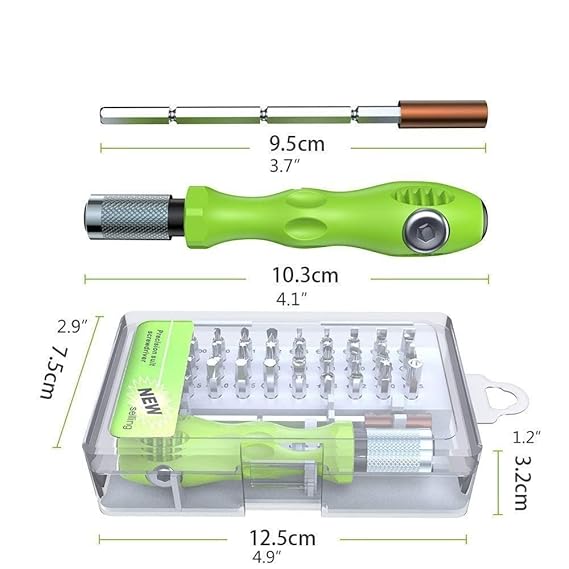 32 in 1 Precision Screwdriver Set, Keyboard and Electronics Repair Tool Kit