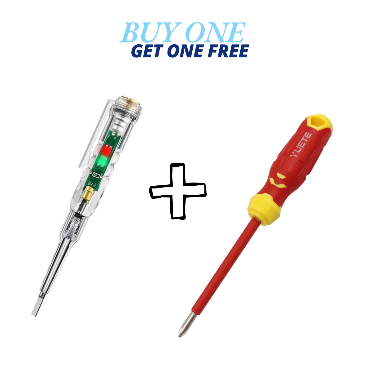 3 in 1 Screw Driver + Voltage Detector  - Buy 1 Get 1 Free